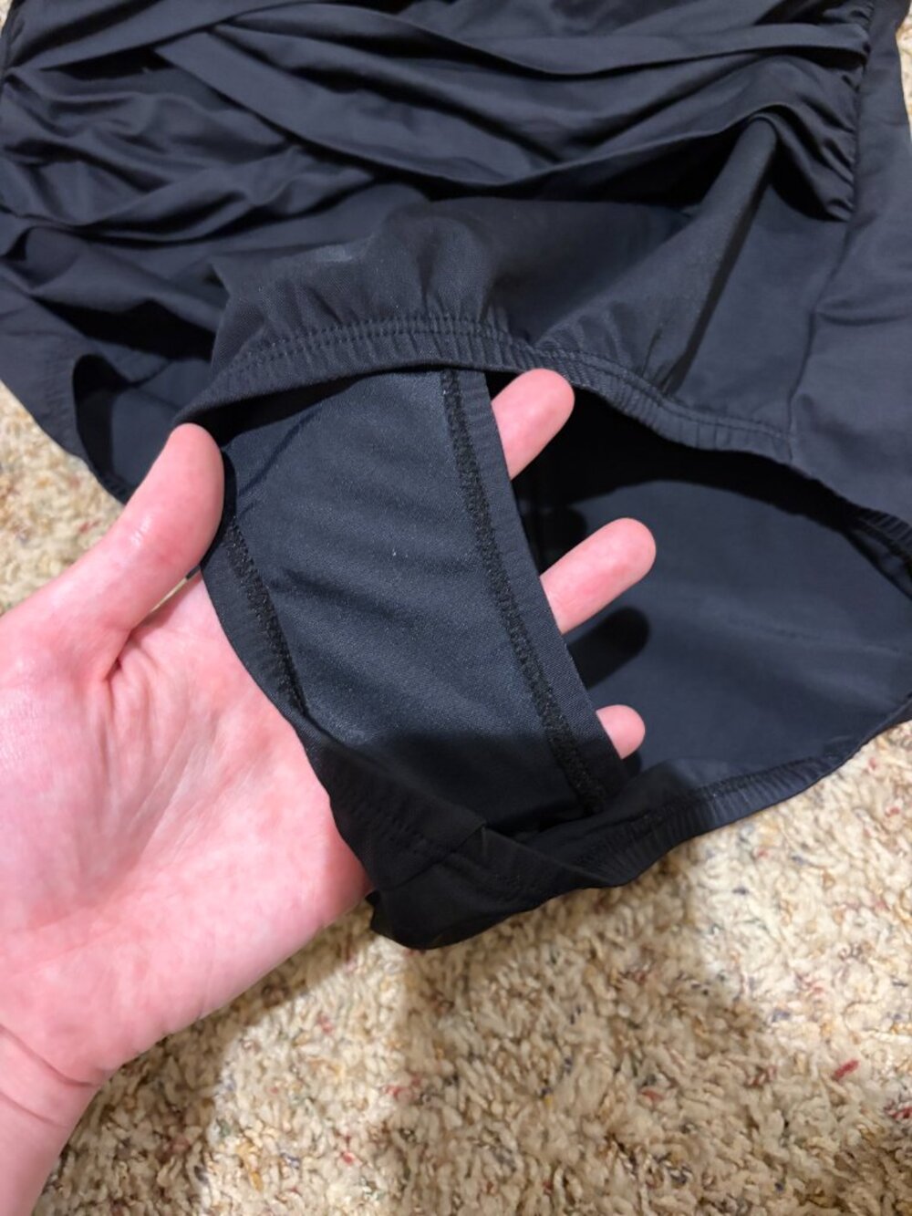 Lands End DD-Cup SlenderSuit Wrap One Piece Swimsuit - Picture 7 of 14